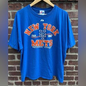 New York Mets National League Majestic Shirt Size 2XL